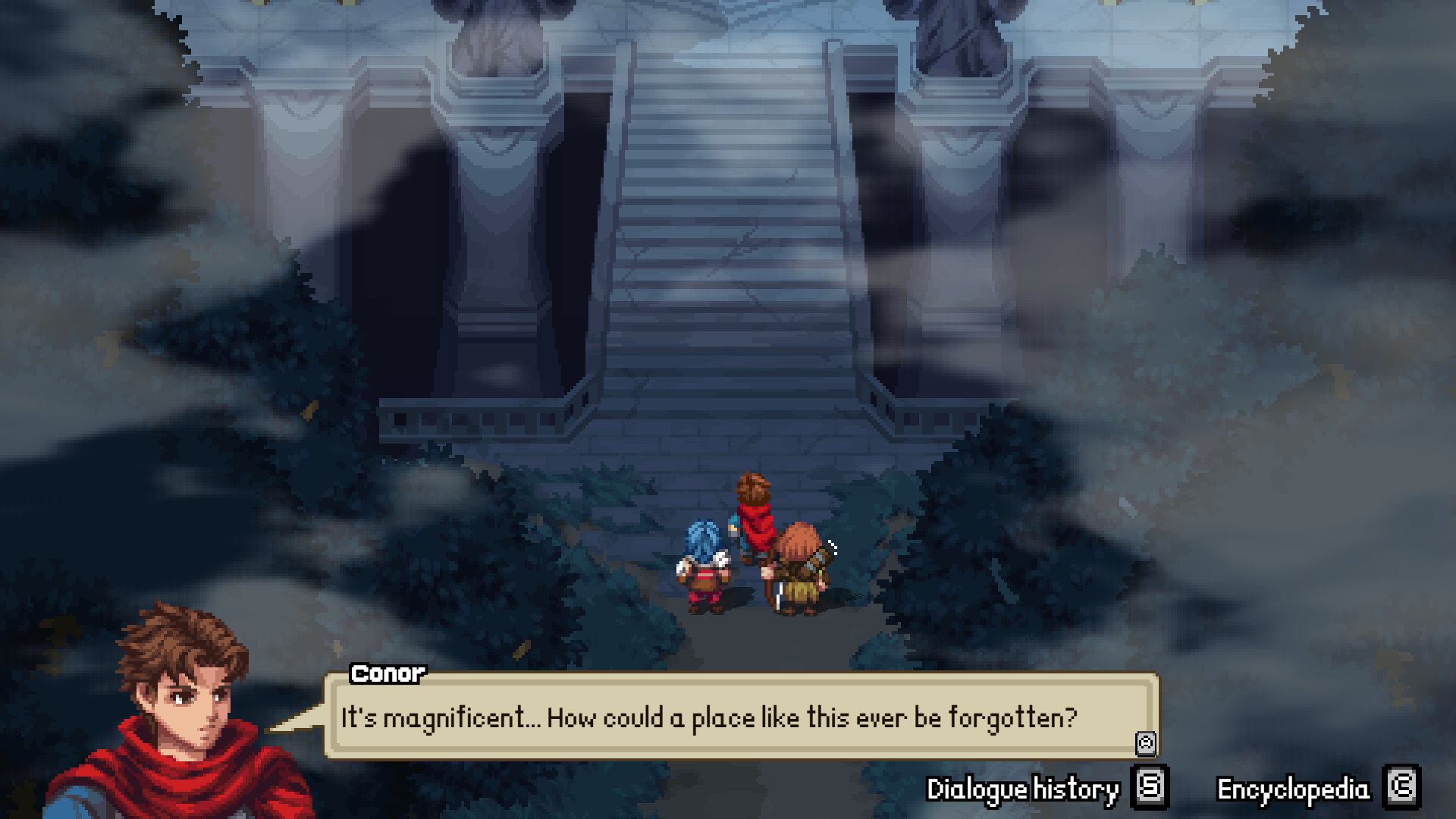 Story and dialogue